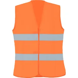 Korntex Ladies Fit Hi-Vis Safety Vest Frankfurt - signal orange - S