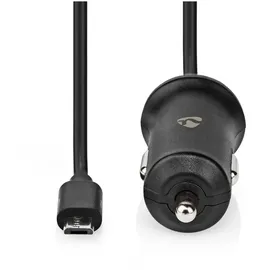 Nedis Auto-Ladegerät 12 W 1x 2.4 A Anzahl der Ausgänge: 1, Micro USB (Fixed) Kabel, Single Voltage Output
