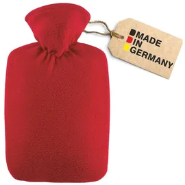 Hugo Frosch 0411 Wärmflasche Klassik 1,8 l rot