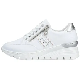 Rieker Wedgesneaker Damen Weiß 41