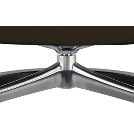 Stressless Relaxsessel Leder 78 x 111 x 76 cm Braun mit Hocker