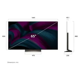 LG OLED65C58LA 65" 4K OLED evo AI Smart TV C5