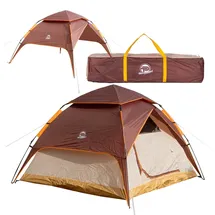 TALK-POINT Automatik-Campingzelt Pop-Up Zelt 3-4 Personen