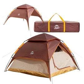 TALK-POINT Automatik-Campingzelt Pop-Up Zelt 3-4 Personen