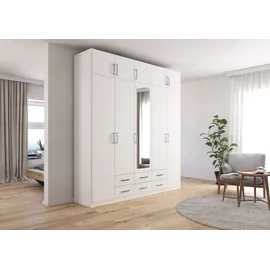 Rauch Wäscheschrank GAMMA 226 x 248 x 54 cm Weiß