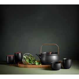 Asa Selection ASA japandi Teekanne mit Holzgriff black 0,6 L