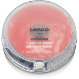 Lenco CD-202TR CD-Player Persönlicher CD-Player transparent