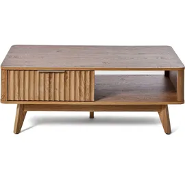 Jahnke Wave Coffee SK Braun Eiche 110 x 44 cm