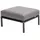 Solpuri Loungesystem Club Hocker - 301 - weiß standard 628 - graphite