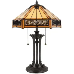 Indus 2-flammige Tischlampe - Vintage Bronze
