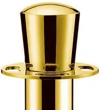 Abgrenzungsständer Edelstahl gold Zylinder - Titanium gold, Zylinder - Titanium gold, Zylinder