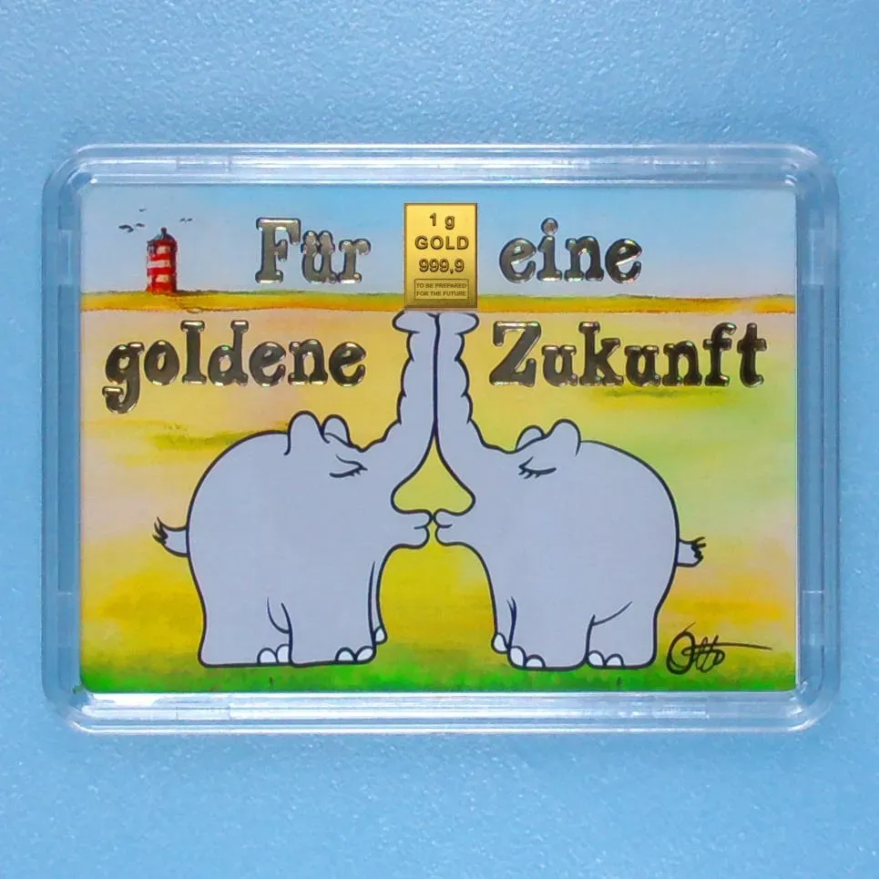 Goldbarren 1g 