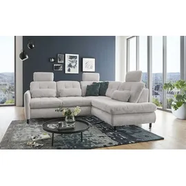 Lounge Collection Eckcouch Mikrofaser 2-Sitzer Grau