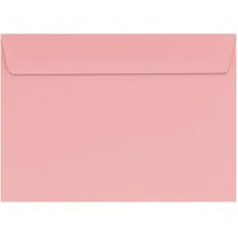 Livepac Office 50 farbige Briefumschläge / Din C6 / Farbe: rosa