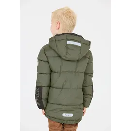 ZigZag Outdoorjacke "Bruno", Kinder, Gr. 116, schwarz (dunkelgrün, schwarz), 100% Nylon, mehrfarbig, normal, ohne Ausschnitt, Jacken Outdoorjacke, mit winddichtem und atmungsaktivem Material