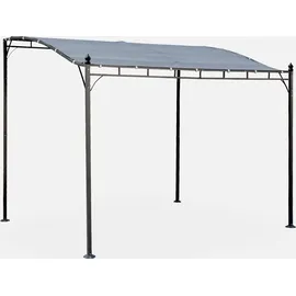 sweeek Wand-Pergola 3 x 2,5 m grau