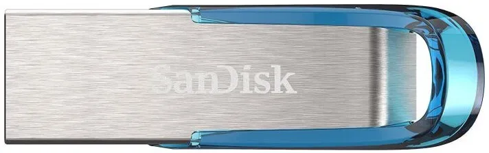 SanDisk Ultra Flair USB-Stick 128 GB USB Typ-A 3.2 Gen 1 (3.1 Gen 1) Blau, Silbe...