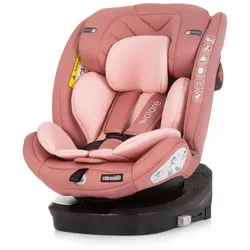 Chipolino Kindersitz Volare i-Size (40-150cm) Isofix, drehbar, SPS, Top Tether rosa