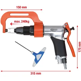 KS Tools Druckluft-Schweißpunkt-Bohrmaschinen-Satz 515,1310