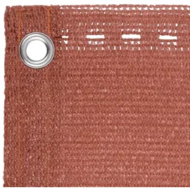 vidaXL Seitenmarkise 90 x 600 cm Terracotta-Rot Polyethylen