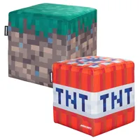 Minecraft Sitzwürfel Minecraft Textil 35 x 35 x 35 cm Mehrfarbig