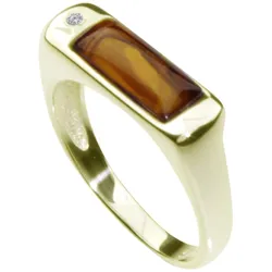Fingerring OSTSEE-SCHMUCK "Ostsee-Schmuck Ring Sylvia Ring Sylvia" Gr. 64, gold (goldfarben), Fingerringe, Damen, Gr. 64 (20,4), Gelbgold 333