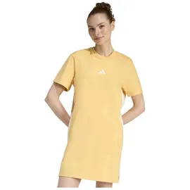 adidas Shirtkleid Orange/Weiß S