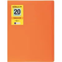 Pagna School Sichtbuch DIN A4, 20 Hüllen orange