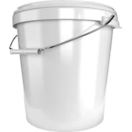 FixedByU Hobbock Eimer 31,5 L 3-tlg. Weiß
