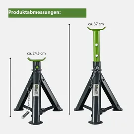 Trutzholm Unterstellbock Stahl 2 Tonnen grün klappbar