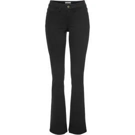 Arizona Bootcut-Jeans "Baby-Boot", Bootcut-Stil, figurbetonte Passform, mit Used-Effekten, Gr. 34