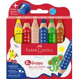 Faber-Castell Grippy Malset farbsortiert, 6 St.