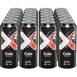 X2 Cola Bier Mix 3,1 % vol 0,5 Liter Dose, 24er Pack