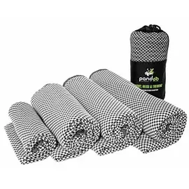 pandoo Badetuch 80 x 160 cm grau