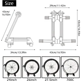 ROCKBROS Fahrradständer Faltbar aus Aluminium