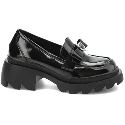 Schwarze Mokassins S.Barski Schlupfschuhe, 40