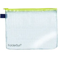 FolderSys PVC-Sammelbeutel/Kleinkrambeutel A5 transparent mit Reißverschluss