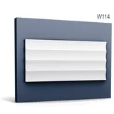 Orac Decor 3D Wandpaneel Orac Decor W114 MODERN VALLEY XL Wandpaneel Zierelement modernes Design weiß 2 m
