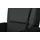 HIMOLLA Fernsehsessel Leder 74 x 110 x 85 cm Grau mit Relax-Funktion