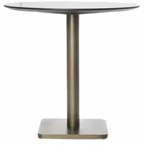 COCO Maison Brest Bistrotisch Stone Anthrazit Gold 80cm