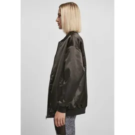 URBAN CLASSICS Oversized Satin Bomberjacke Black XS