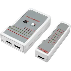 Logilink WZ0017 - HDMI Kabel Tester f?r bereits angeschlossene oder Nicht installierte HDMI-Kabel, Wei?