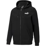 Essentials Small Logo Fleece-Kapuzenjacke 01 black M