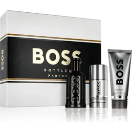 HUGO BOSS Boss Bottled Parfum 100 ml + Shower Gel 100 ml + Deodorant Stick 75 ml Geschenkset