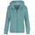 TRIGEMA Sweatjacke TRIGEMA "TRIGEMA Kapuzenjacke", Damen, Gr. XXL, grün (seegras), Sweatware, 50% Baumwolle, 50% Polyester, lang, ohne Ausschnitt, Sweatjacken Sweatjacke