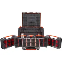 QBRICK System PRO Werkzeugkasten 2.0 + 5 x PRO Organizer mehrfarbig