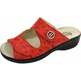 Hickersberger Milano Damen Pantolette in Rot, 41 EU - rot/desert 4011