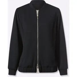 Heine Jersey-Jacke in schwarz | Gr.: 34