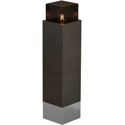 Led Windlichtsäule | L:H 30 x 98 cm | Wenge/Schwarz | Bodenwindlicht, Bodenwindlicht Säule, Boden Windlicht Säule
,