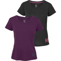 H.I.S. H.I.S Funktionsshirt in Schwarz/Pflaume, | Gr. 40/42,